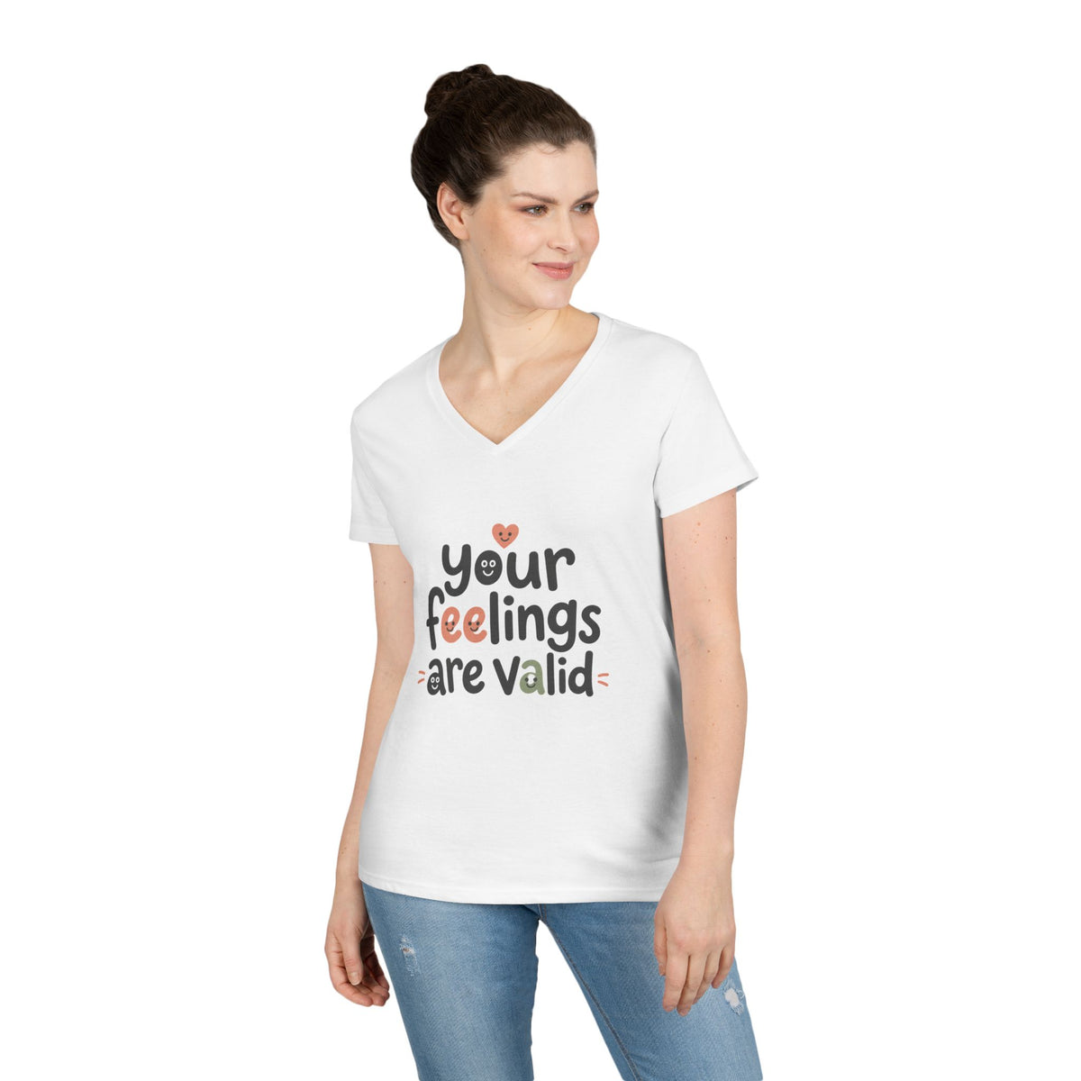 Your Feelings Are Valid Women’s V-Neck T-Shirt