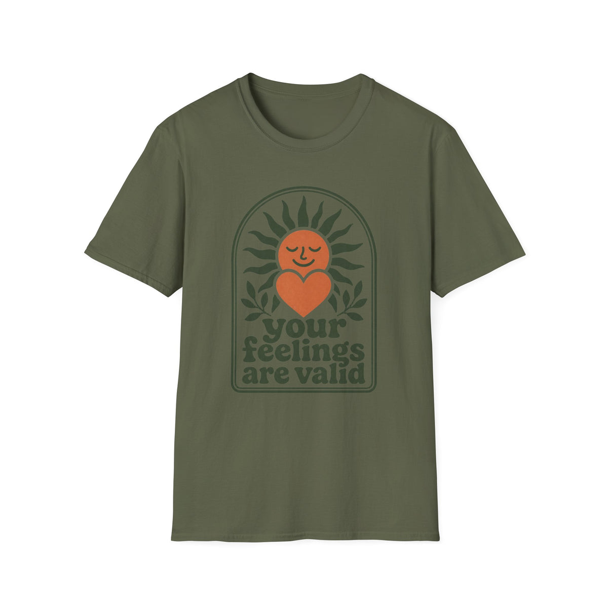 Your Feelings Are Valid T-Shirt – Mental Health Awareness Tee